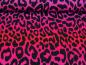 Preview: French Terry Digital Leo Regenbogenstreifen Pink